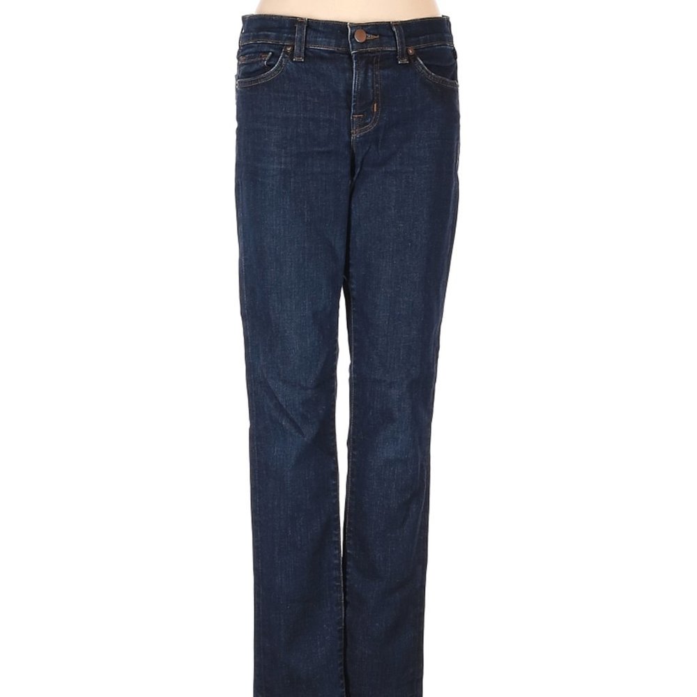J Brand Jeans Blue Skinny Leg Cut Low Rise Waist Size 26 #455